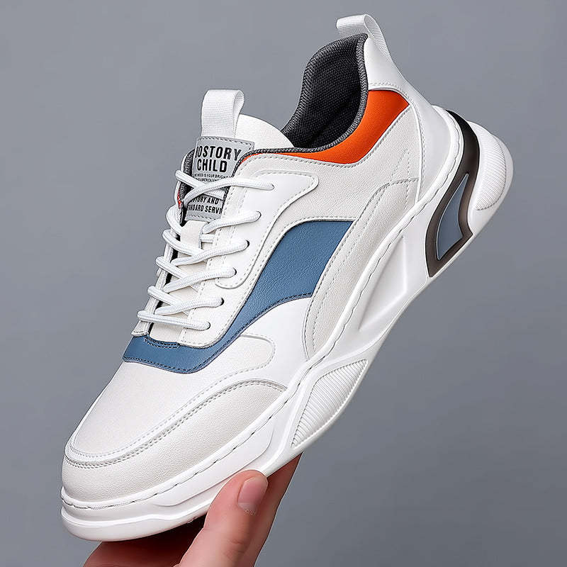 Men's Sports Shoes, Stylish Low-Top Lace-Up Sneakers for Men