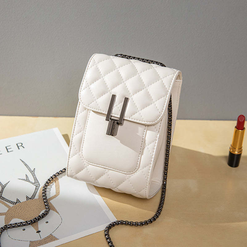 Guangzhou Mini Style Black PU Handbag Shoulder Bag Crossbody Bag Women Bag