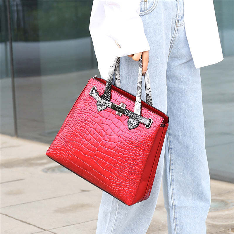 New Fashion PU Crossbody Bag with Water Bucket Bag Design, 3 Pieces Handbag Set for Women