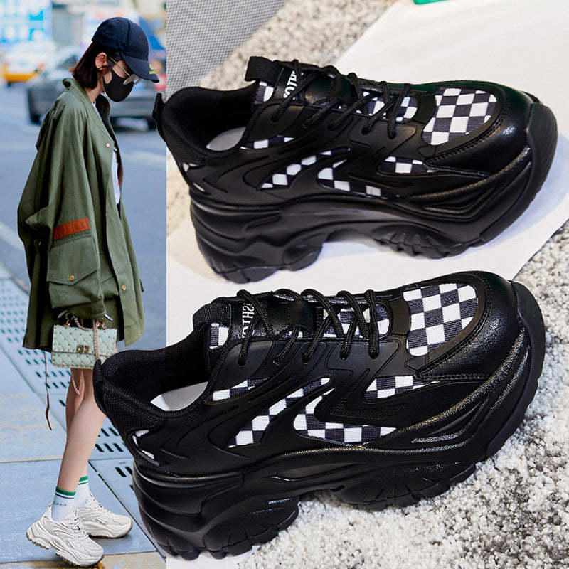 Old Dad Shoes Women Sports Style Breathable Lightweight Slip-on Fashion Sneakers