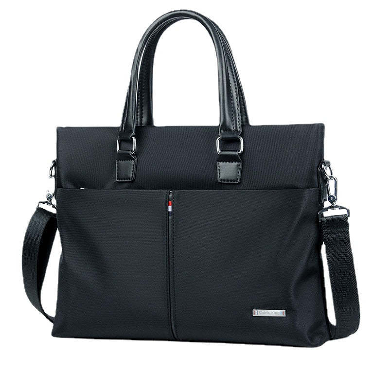 Men's Business Oxford Cloth Handbag Crossbody Bag Computer Briefcase Stylish Bag