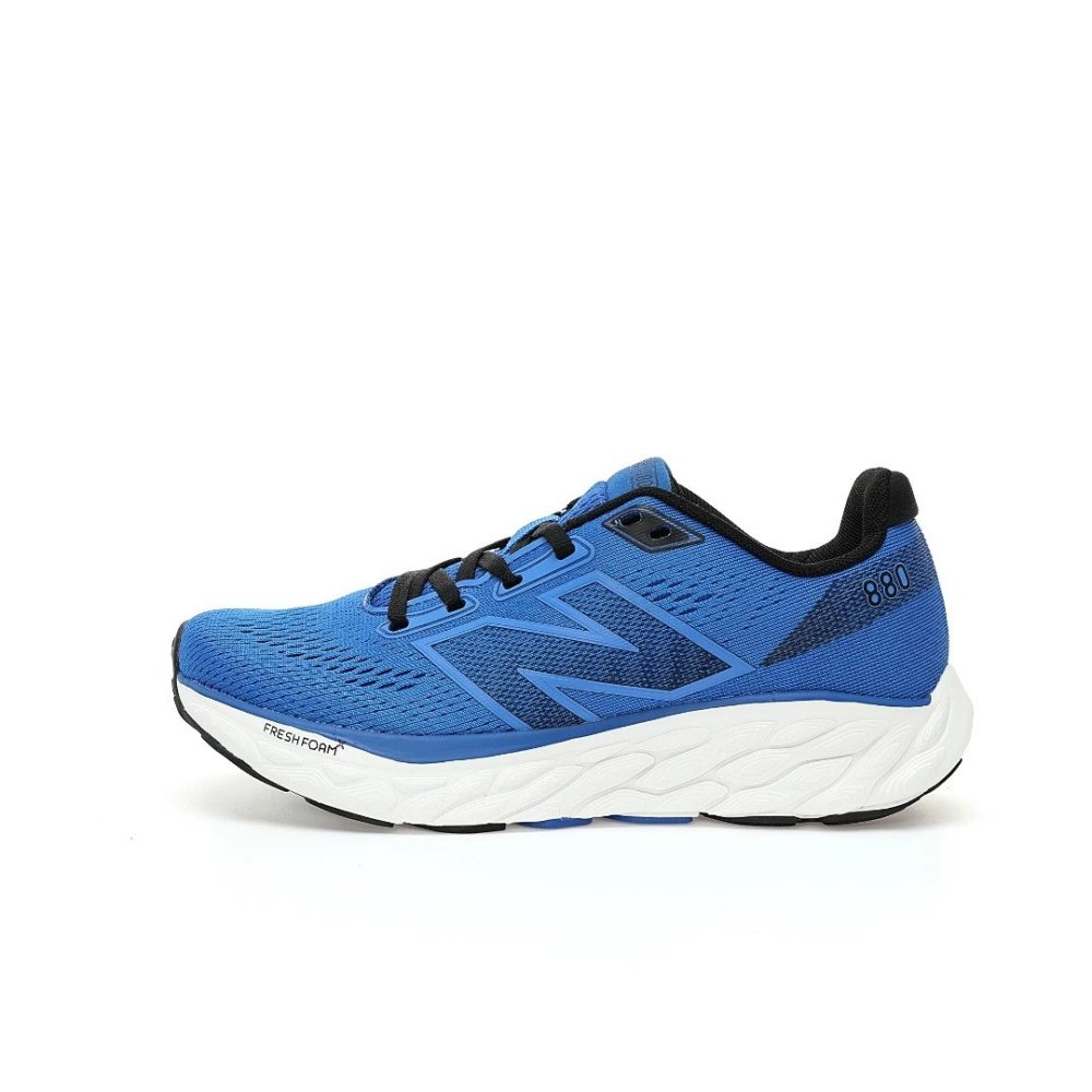 Rush to spot goods ❗ 【 Only selling original shoes 】 Stable support, suitable for running, fully upgraded! NB New Balance Fresh Foam X M880 v14 series ultra lightweight low cut casual sports running shoes with "light gray and hidden blue mesh" M880S13