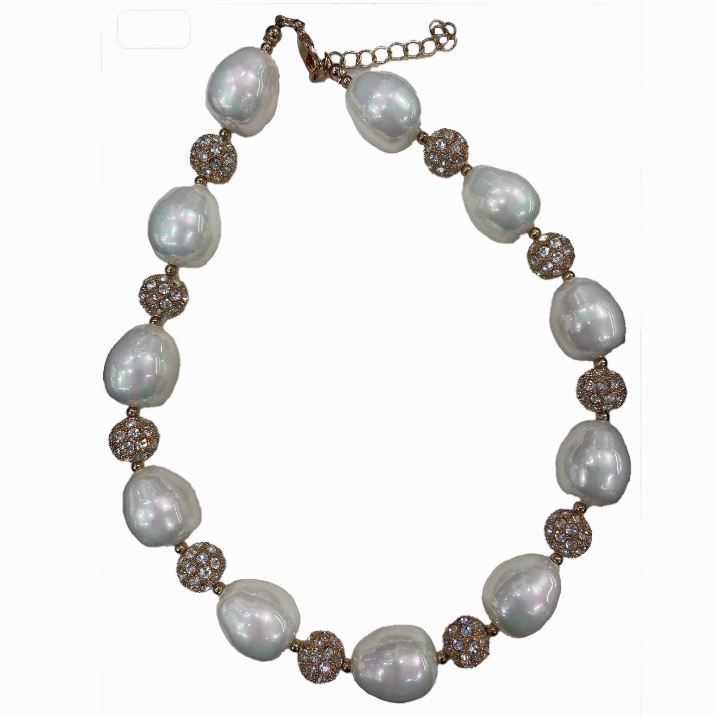 Pearl Rhinestone Gold Plated Jewelry Set Elegant Luxury Multi-Color Necklace Earrings Bracelet Women Party Bridal Accessories,www.hzwjewelry.com,Pearl Rhinestone Gold Plated Jewelry Set | Necklace Earrings Bracelet Bridal Party Accessories