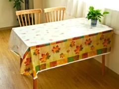 Printed Rectangular Plastic Table Cover,MY SHOP,Printed Rectangular Plastic Table Cover