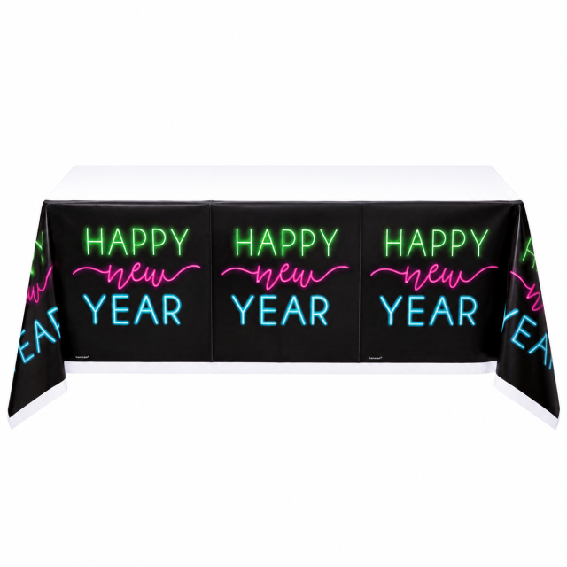 Printed Rectangular Plastic Table Cover,MY SHOP,Printed Rectangular Plastic Table Cover
