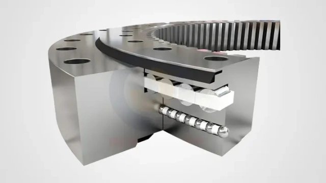 BALL AND ROLLER COMBINATION SLEWING BEARING