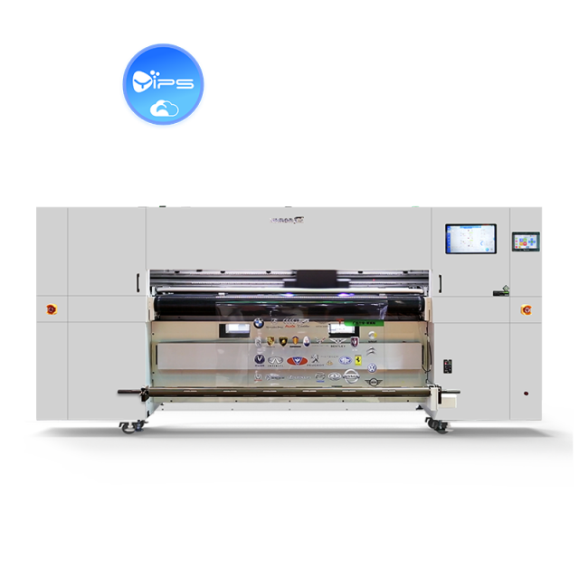 XJ180 1.8m UV roll to roll printer with 6 i3200/G6 heads