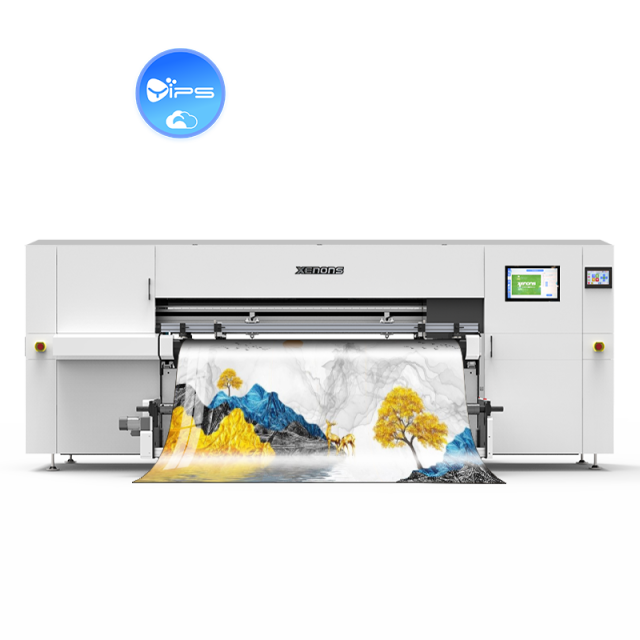 XJ2000 2.2m UV roll to roll printer with 8 i3200/G6 heads