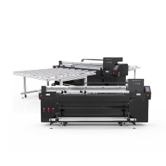 X180 1.8m Hybrid UV Printer with 4 Rioch G5/G6 heads