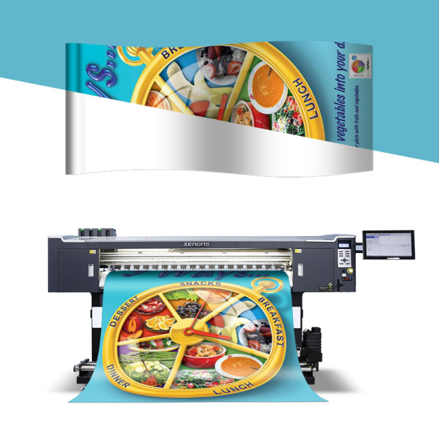 X3E-640 1.6m Roll to Roll UV Printer With i3200 Printhead