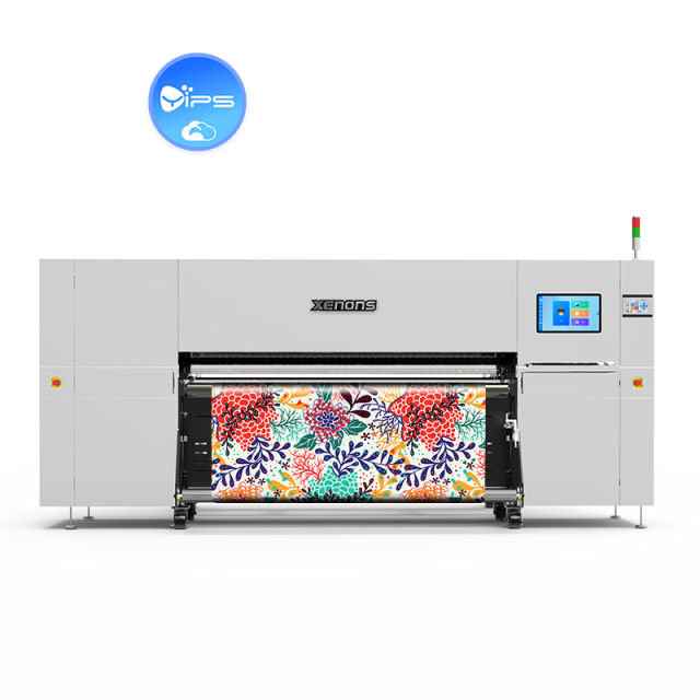 Jumbo roll media system 2m dye sublimation printer with 8 colors