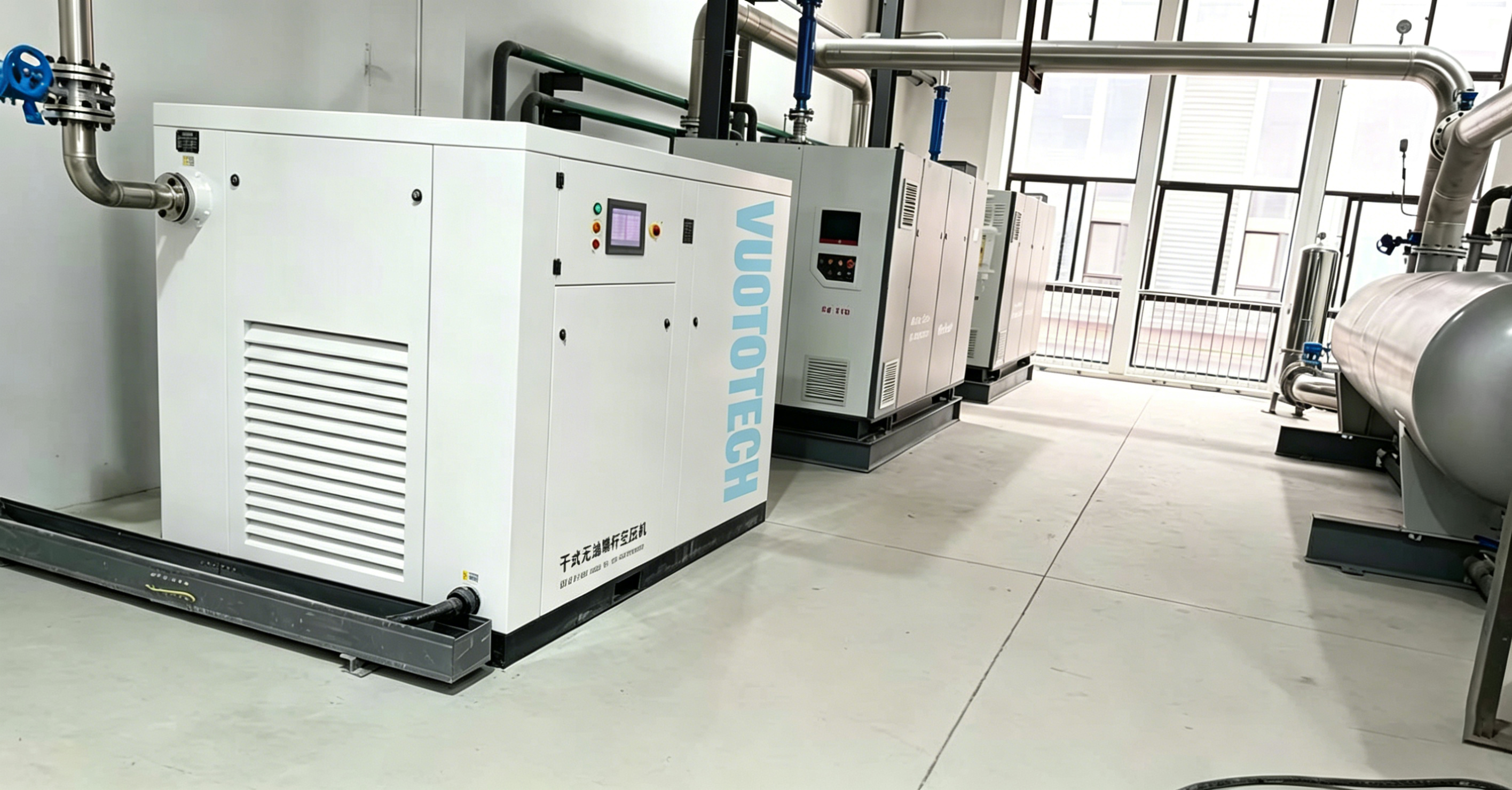 Dry oil-free variable frequency screw air compressor,MY SHOP,Dry oil-free variable frequency screw air compressor