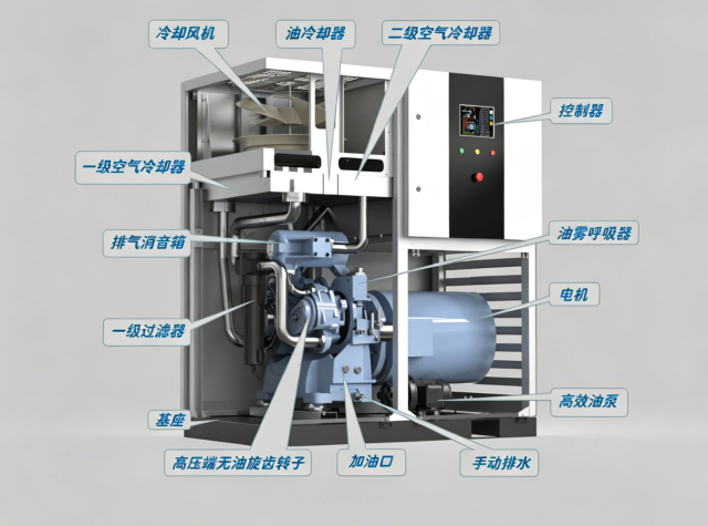 Oil-Free Rotary Tooth Air Compressor Information,MY SHOP,Oil-Free Rotary Tooth Air Compressor Information