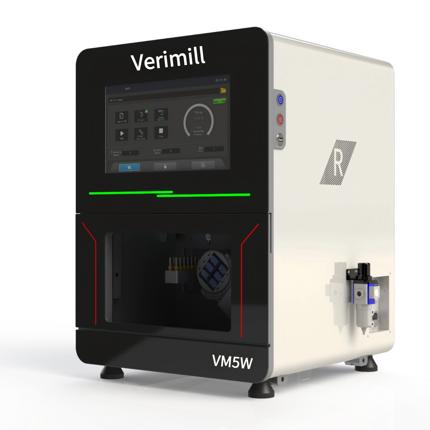 VM5W 5-Axis Dental Wet Milling Machine for Glass Ceramic Blocks and Pre-Milled Titanium Columns,Verimill,VM5W 5-Axis Dental Wet Milling Machine for Glass Ceramic Blocks and Pre-Milled Titanium Columns