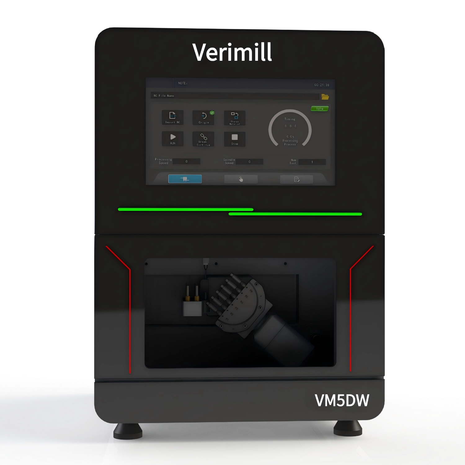 VM5DW 5-Axis Linkage Dry&Wet Dual-Use Dental Milling Machine for Titanium Disc Glass Ceramics and Zirconia All-in-One CAD/CAM Solution,Verimill,VM5DW 5-Axis Linkage Dry&Wet Dual-Use Dental Milling Machine for Titanium Disc Glass Ceramics and Zirconia All-in-One CAD/CAM Solution