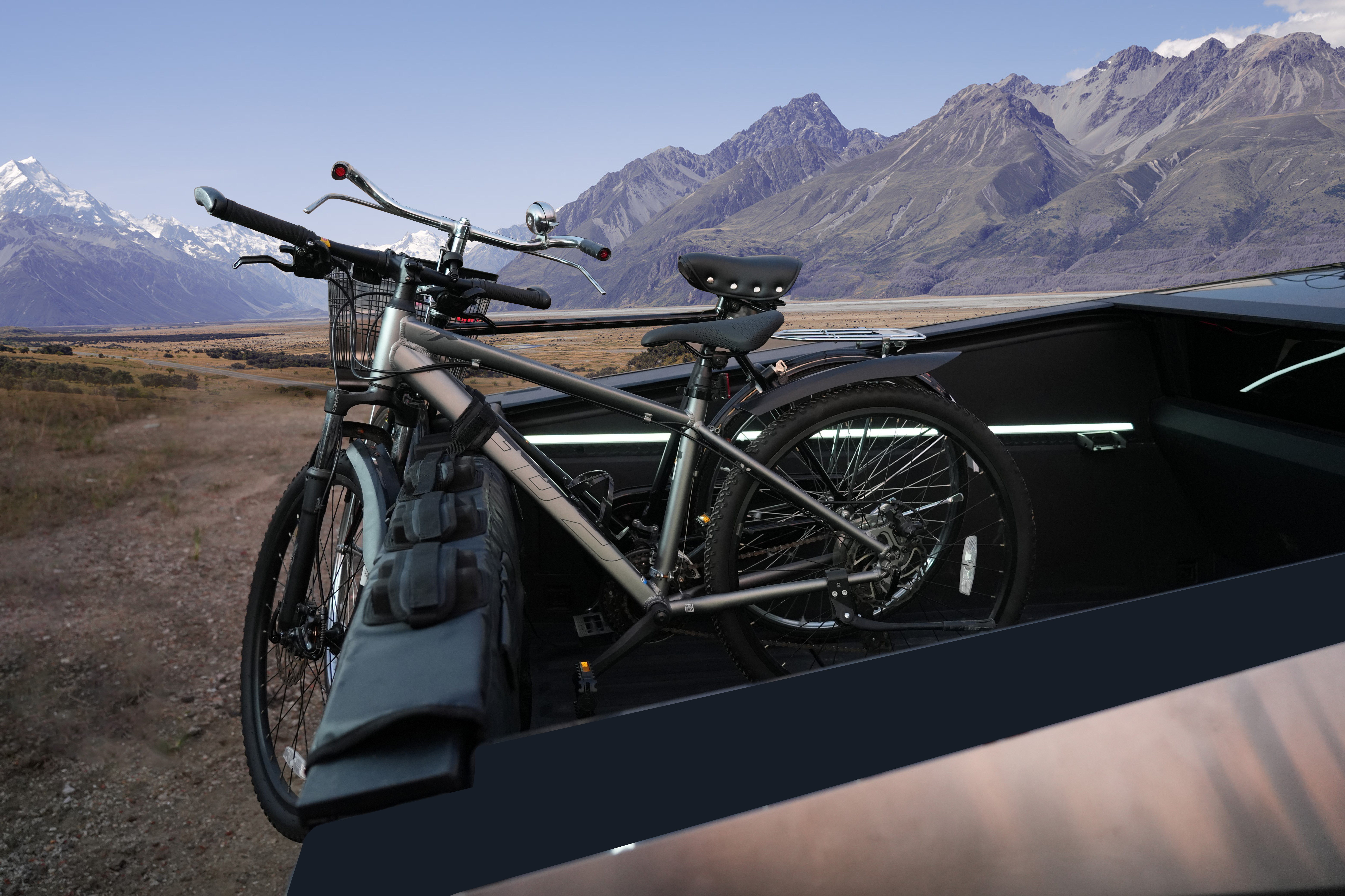 Tesla Cybertruck tailgate bicycle mat,MY SHOP,Tesla Cybertruck tailgate bicycle mat