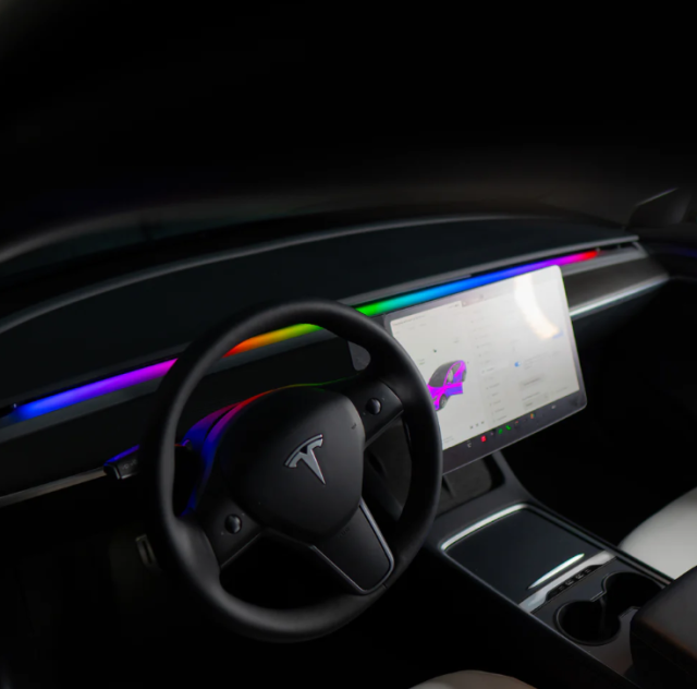 RGB Animated Dash Light Strip for Legacy Model 3 & Y,Ningbo WAO Import & Export Ltd.,RGB Animated Dash Light Strip for Legacy Model 3 & Y-Ningbo WAO Import & Export Ltd.