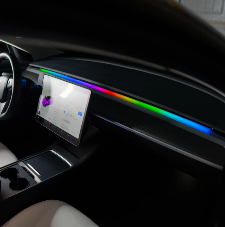RGB Animated Dash Light Strip for Legacy Model 3 & Y,Ningbo WAO Import & Export Ltd.,RGB Animated Dash Light Strip for Legacy Model 3 & Y-Ningbo WAO Import & Export Ltd.
