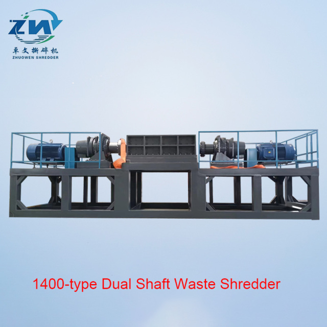 Model 1400 Twin Shaft Shredder,zhuowenshredder,Model 1400 Twin Shaft Shredder