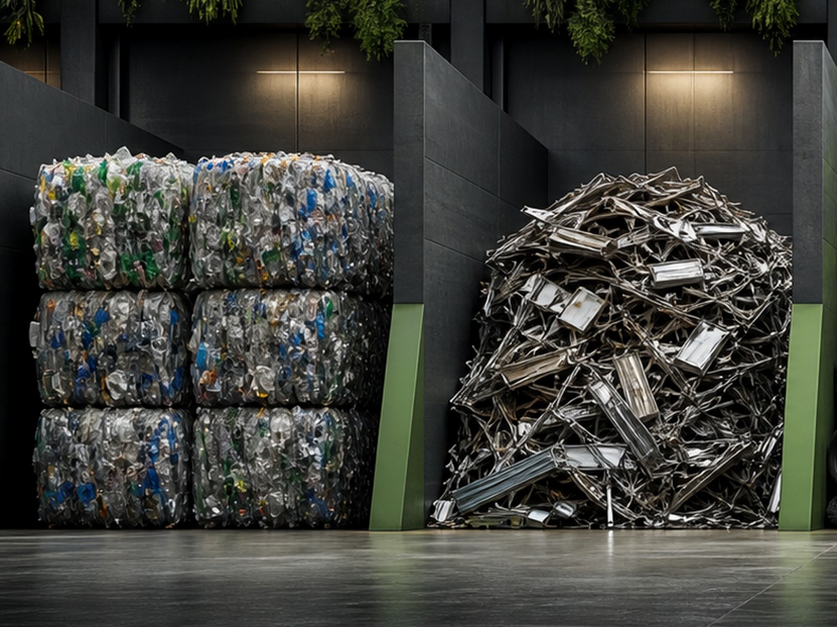 Plastic and metal
