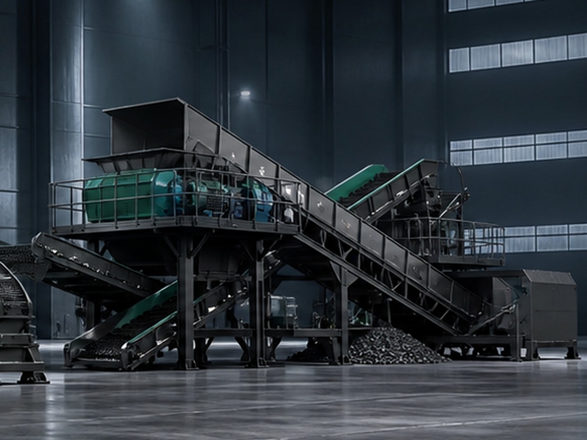 Complete recycling line
