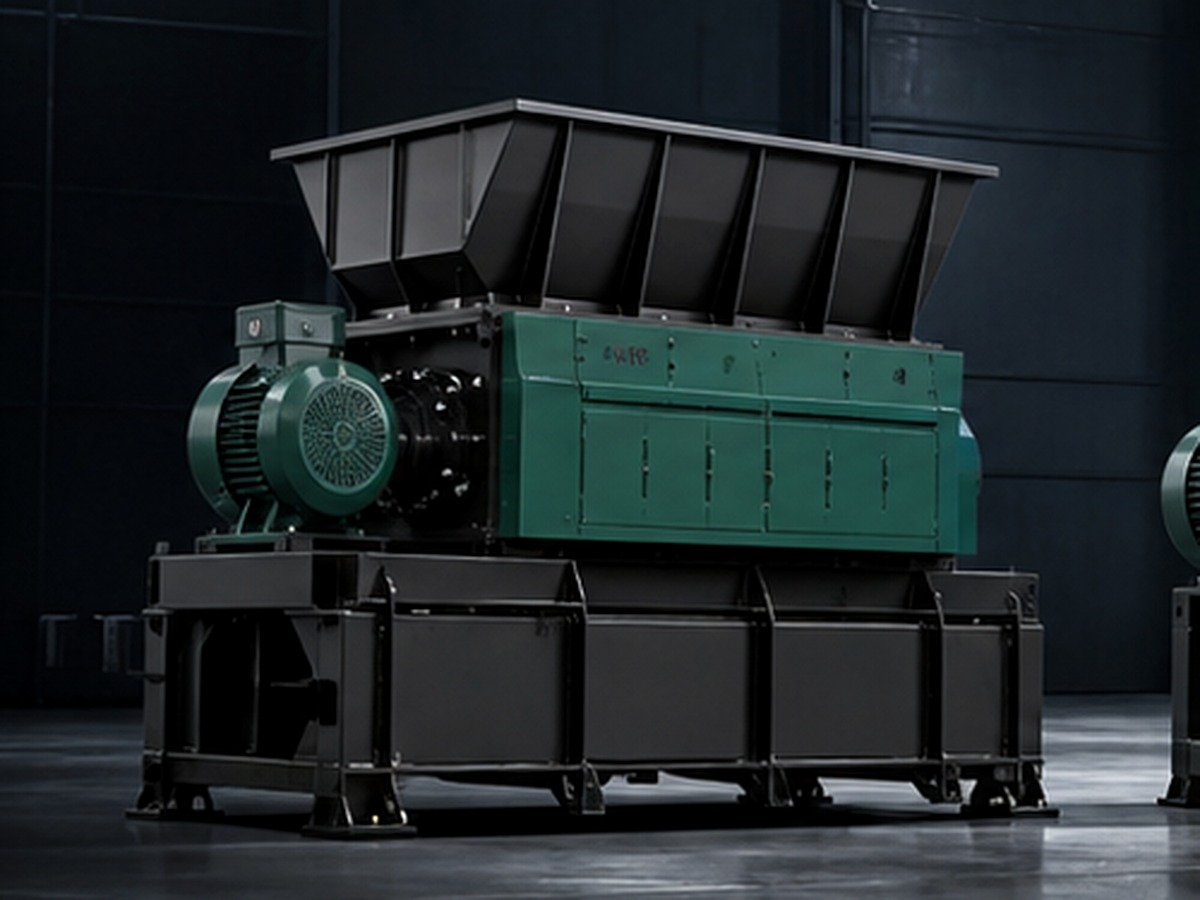 Twin shaft shredder