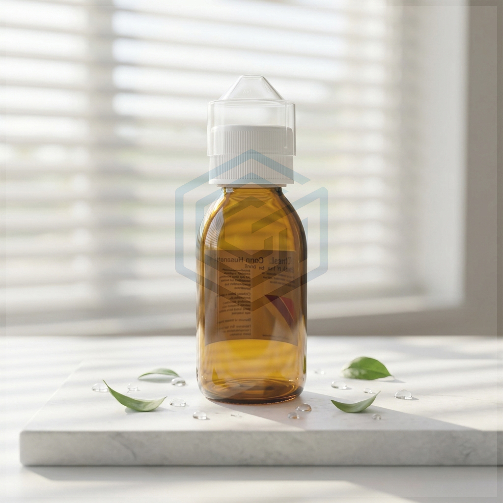 2026 Hot Selling 1:1 80ml Makatussin packaging Best Quality Complete Kits Empty Glass Bottles With Measuring cup ,Label,Box,Inspection