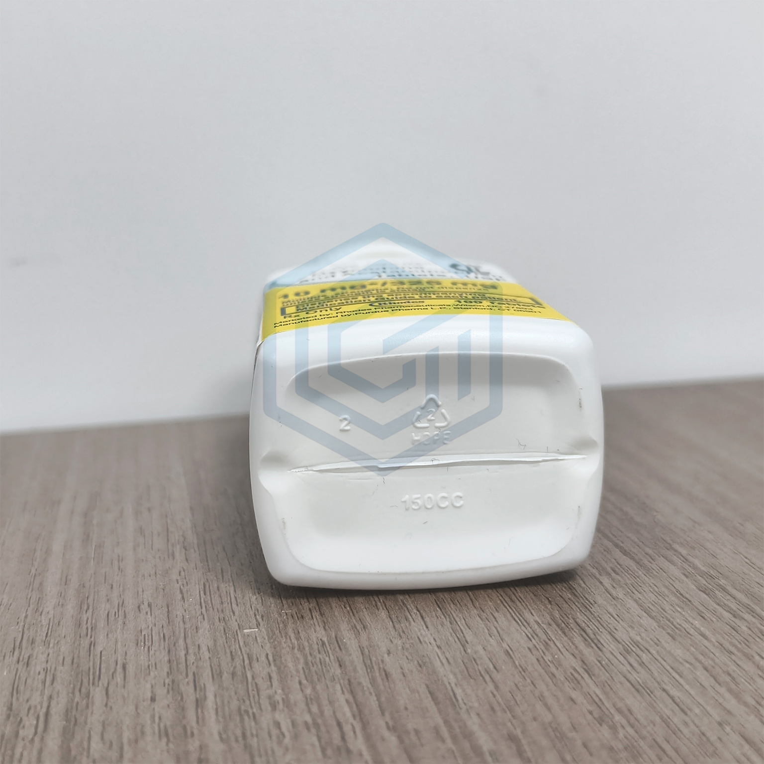 In Stock 5oz 150ml Rhodes OXYCodone Empty White Color HDPE Square Plastic Bottles with 10mg 325mg Rhodes Labels and CRC Lid
