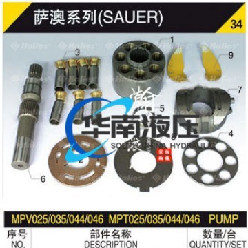 SAAO MPT025 MPV025 hydraulic plunger pump swing drive shaft cylinder block bearing bush Guangzhou repair accessories