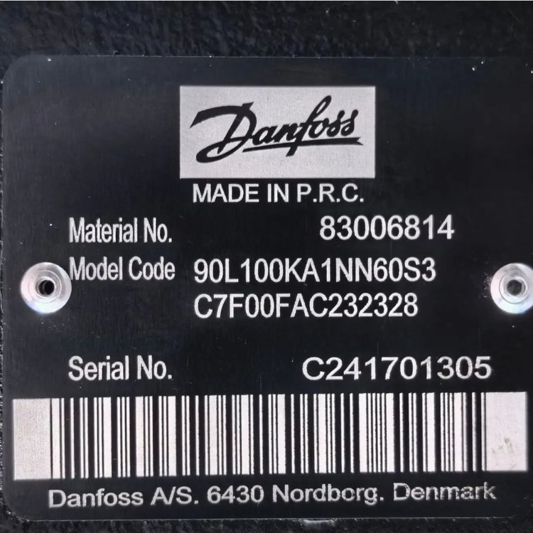 90L100KA1NN60S3C7F00FAC232328 83006814丹佛斯Danfoss液压泵柱