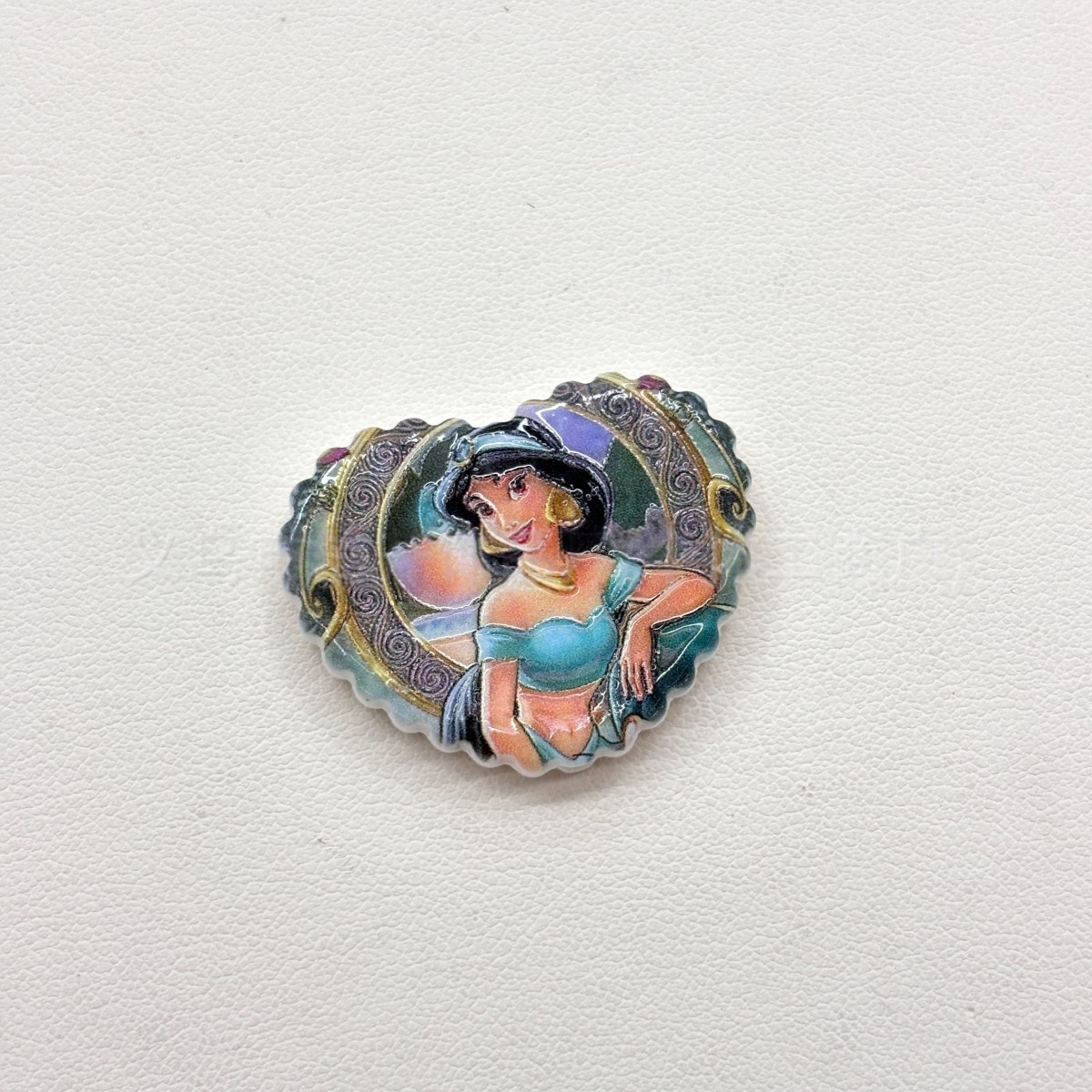 Acrylic Cartoon Princess Printed Charms with Hole, DIY Accessories for Phone Strap & Keychain