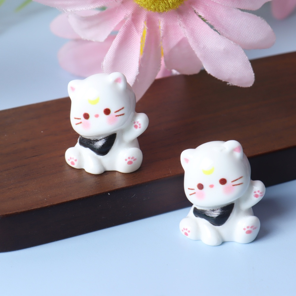 Cute Lying Down Animal Figurines, perfect DIY decorations for car interior and desktop ornaments.
