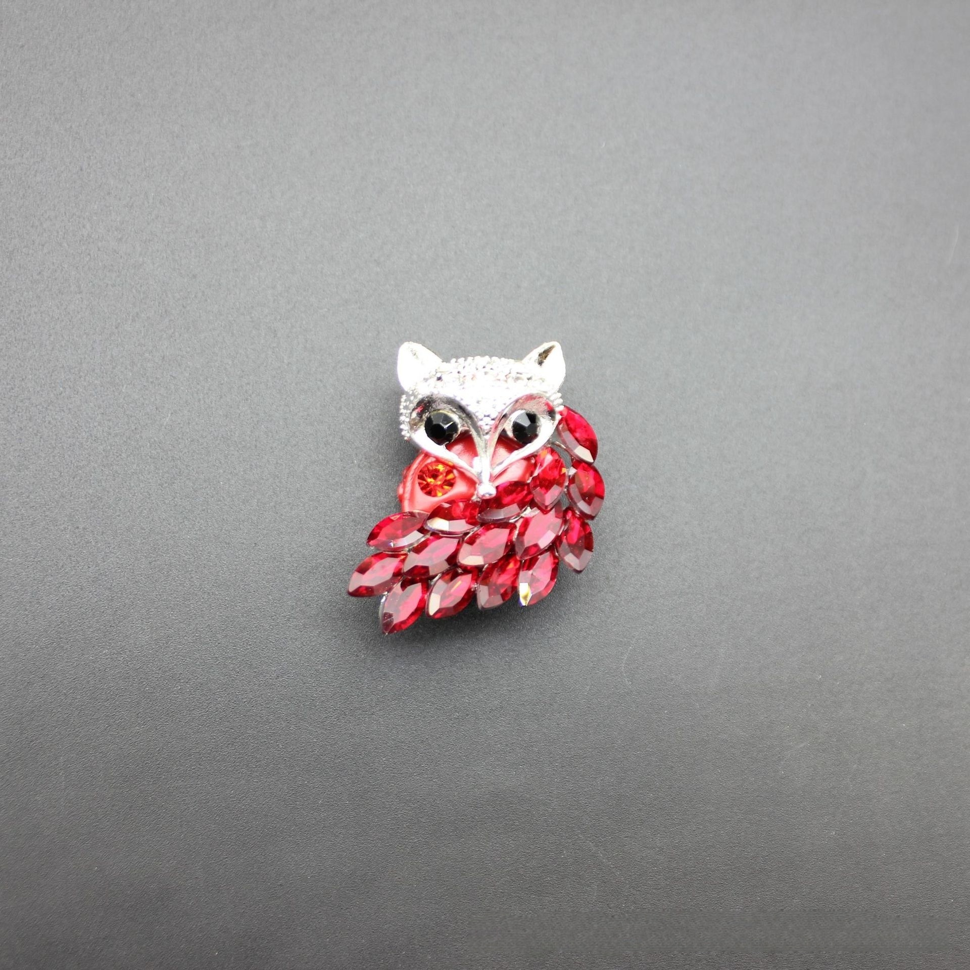 Sparkling Crystal Fox Straight Hole Beads, Handmade Alloy Jewelry Accessories for Beadable Pens