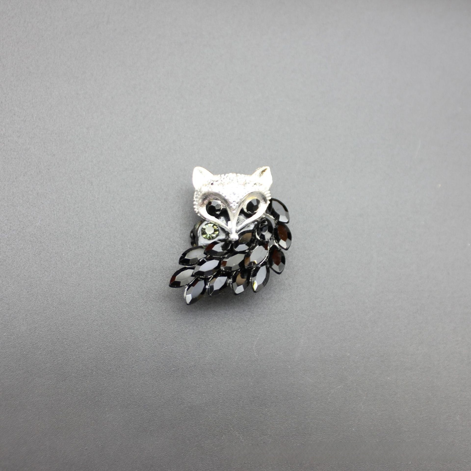 Sparkling Crystal Fox Straight Hole Beads, Handmade Alloy Jewelry Accessories for Beadable Pens