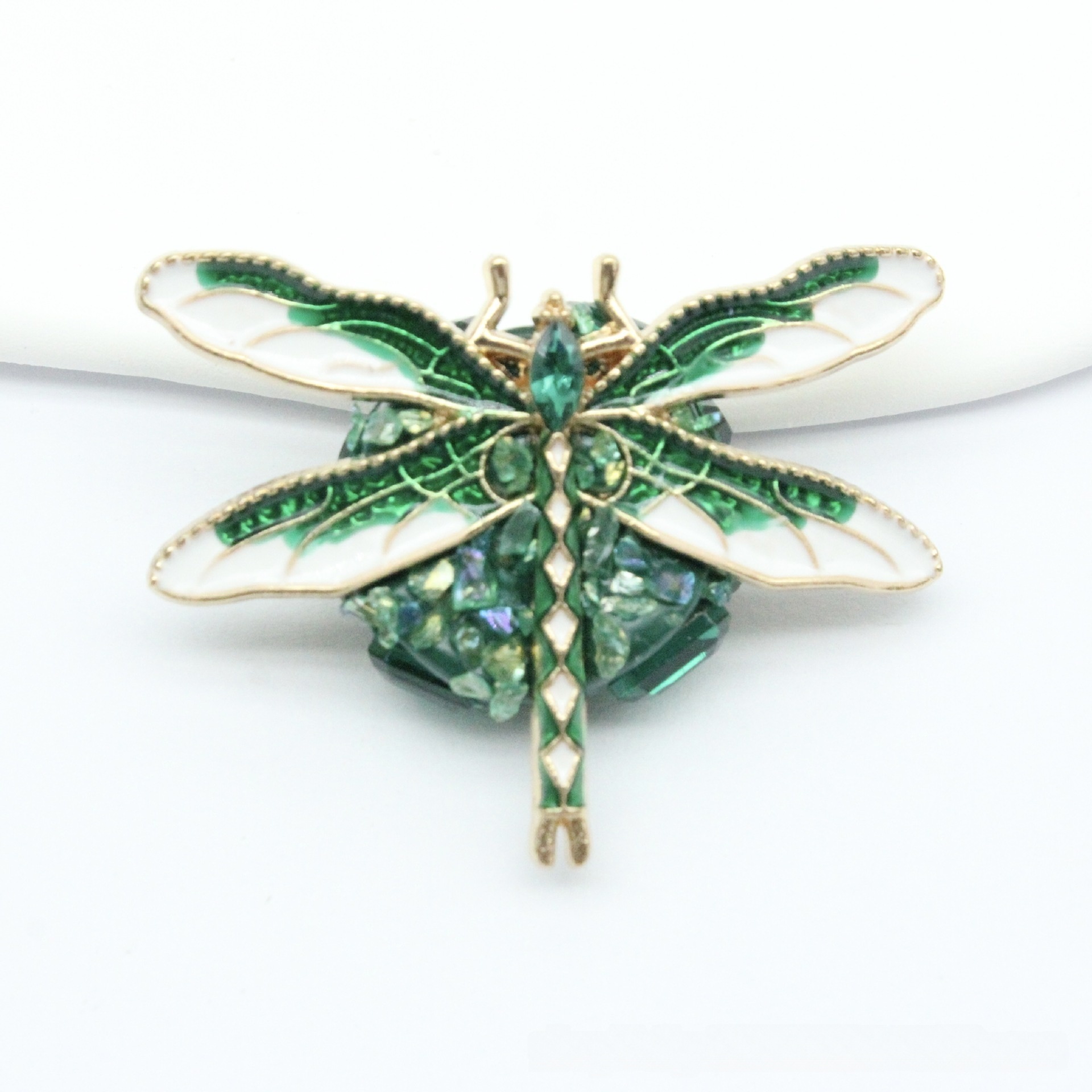Retro Oil Dripping Enamel Dragonfly Beads, Delicate DIY Accessories for Beadable Pen Making