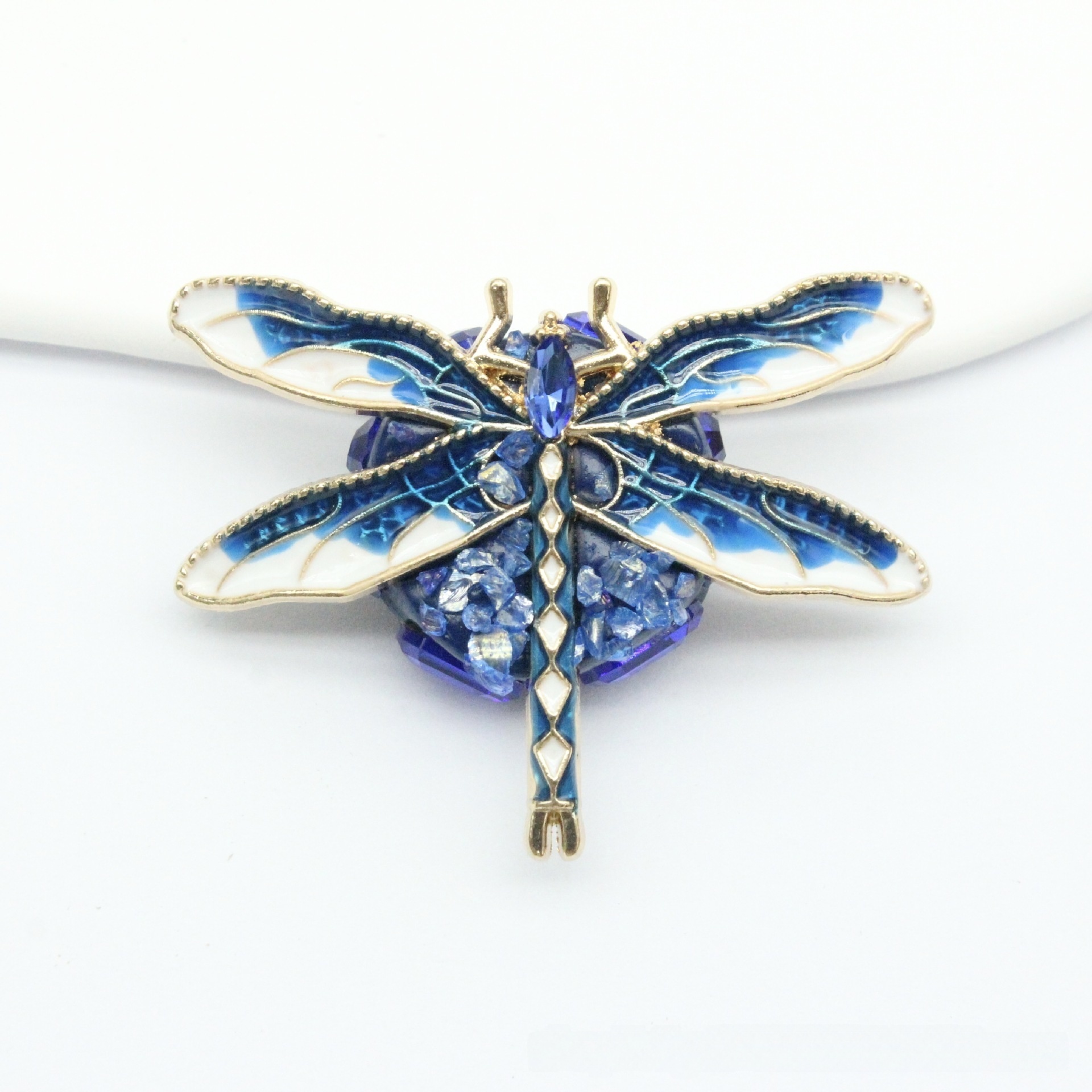 Retro Oil Dripping Enamel Dragonfly Beads, Delicate DIY Accessories for Beadable Pen Making