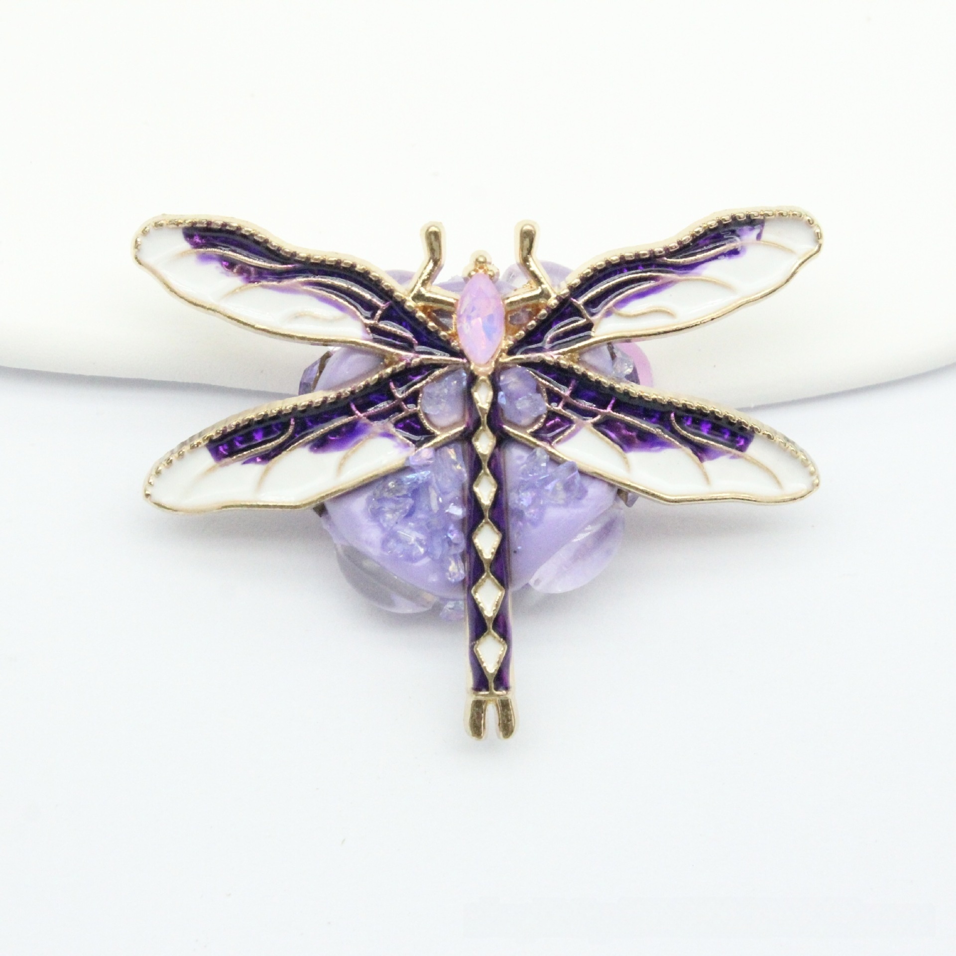 Retro Oil Dripping Enamel Dragonfly Beads, Delicate DIY Accessories for Beadable Pen Making