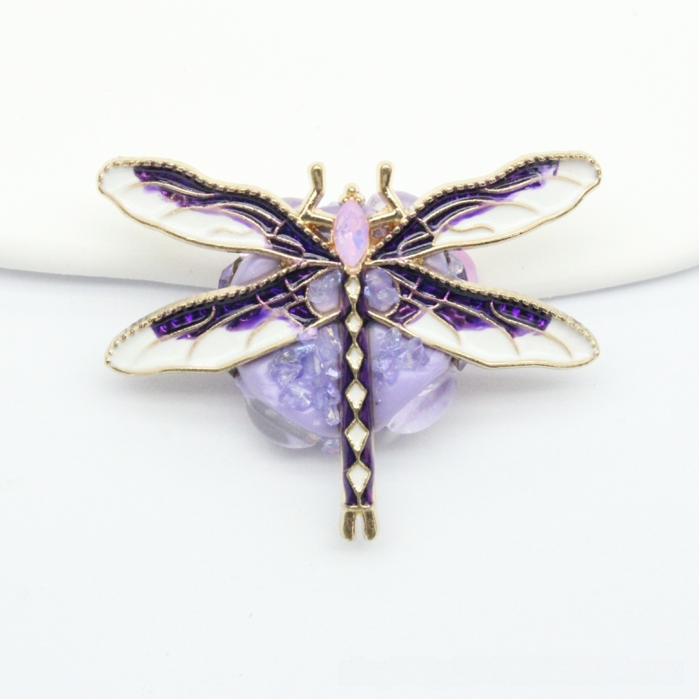 Retro Oil Dripping Enamel Dragonfly Beads, Delicate DIY Accessories for Beadable Pen Making