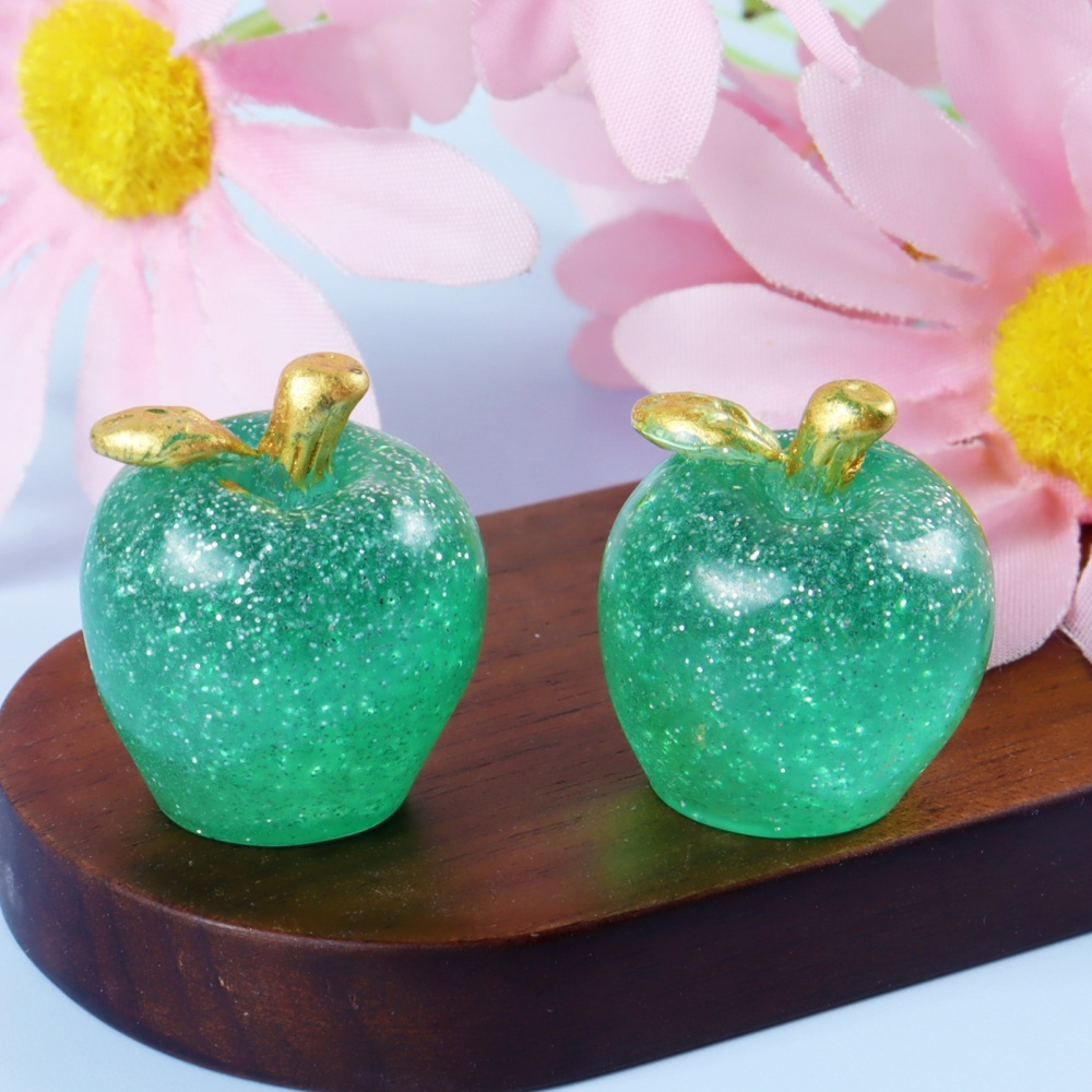 Clear Stereo Realistic Fruit Resin Crafts Multi-purpose Vehicle Tabletop Decoration
