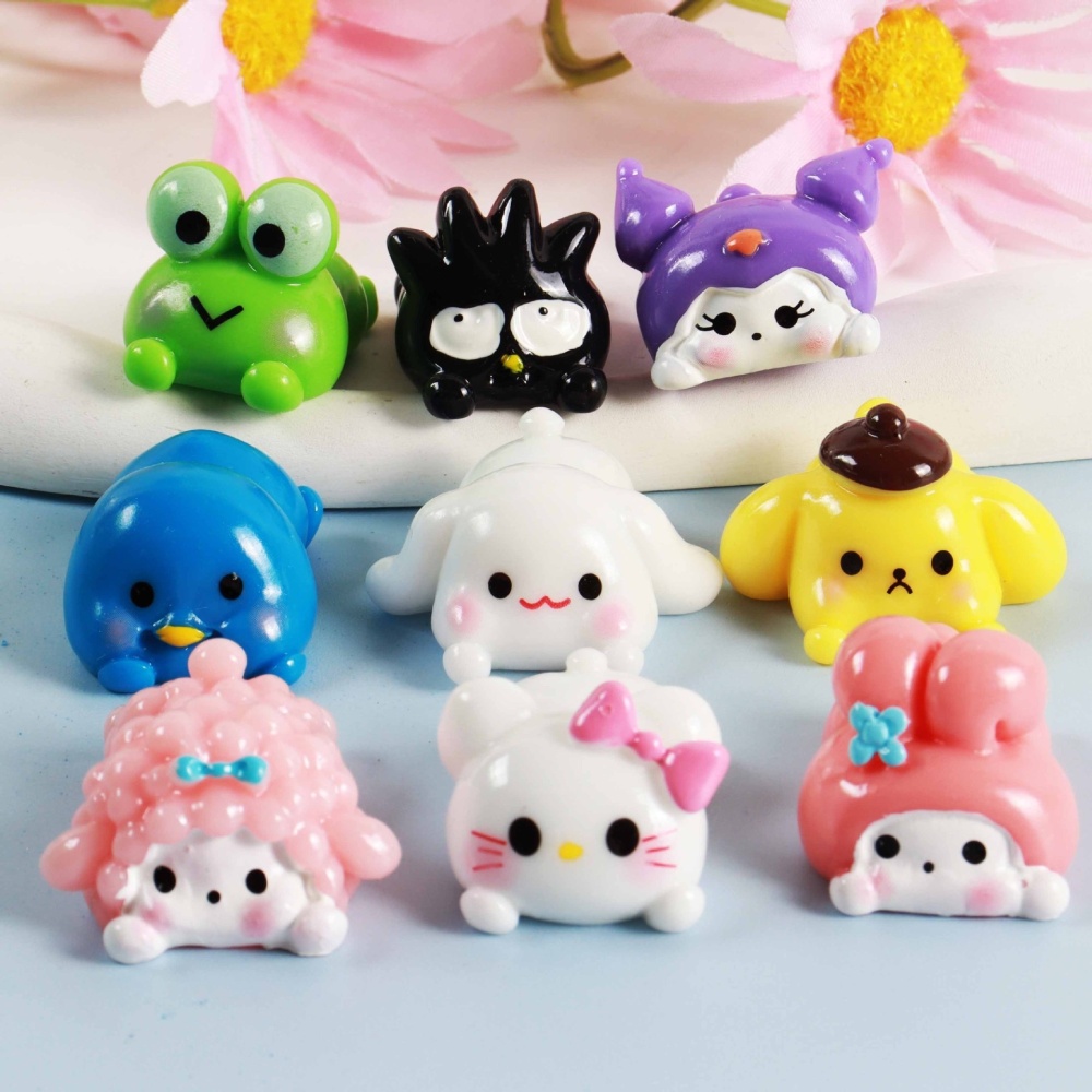 Lovely Prone Animal Figurines Handmade Accessories Auto Desk Micro Scene Decoration
