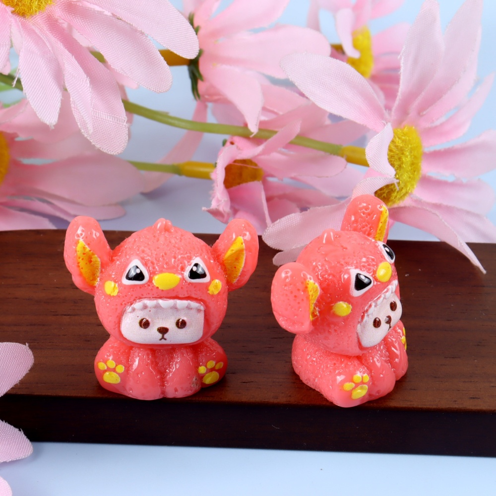 Stereo Puppy Resin Charms Handcraft Parts Auto Decor Key Pendant DIY Materials