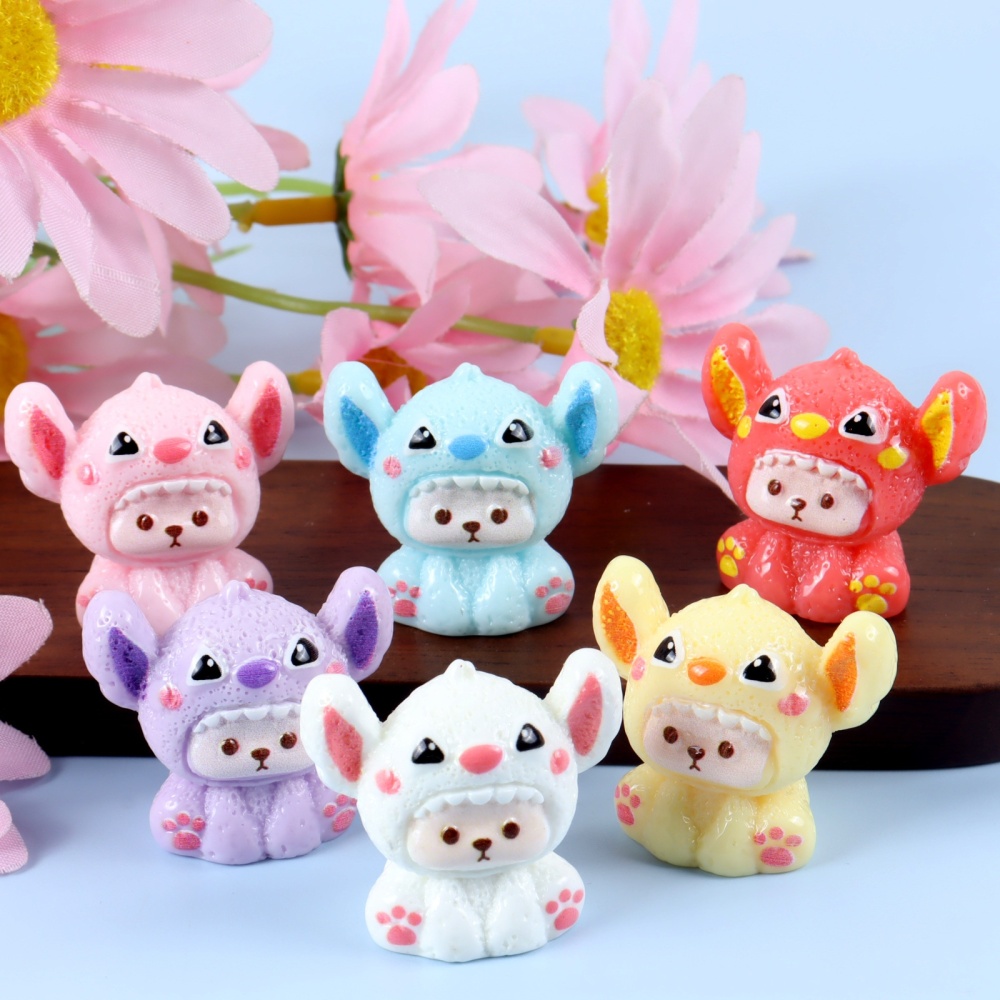 Stereo Puppy Resin Charms Handcraft Parts Auto Decor Key Pendant DIY Materials