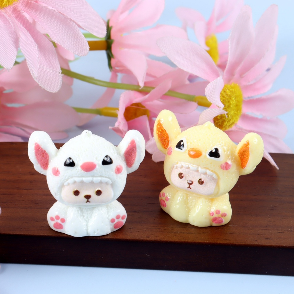Stereo Puppy Resin Charms Handcraft Parts Auto Decor Key Pendant DIY Materials