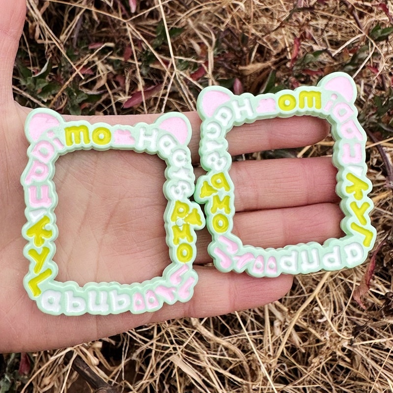 Decorative Frame Shaped Loose Beads for Car Pendants, Bracelets, Phone Chains and Bead Pens