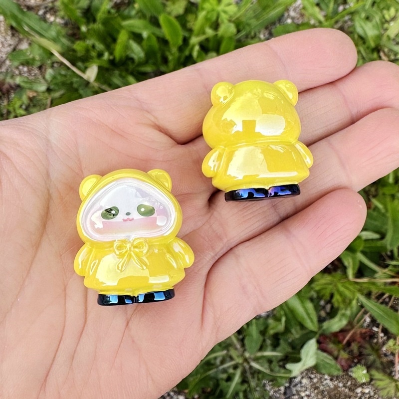 Lovely Cartoon Red Panda Design Loose Beads for Handmade Phone Chains & Decor Charms