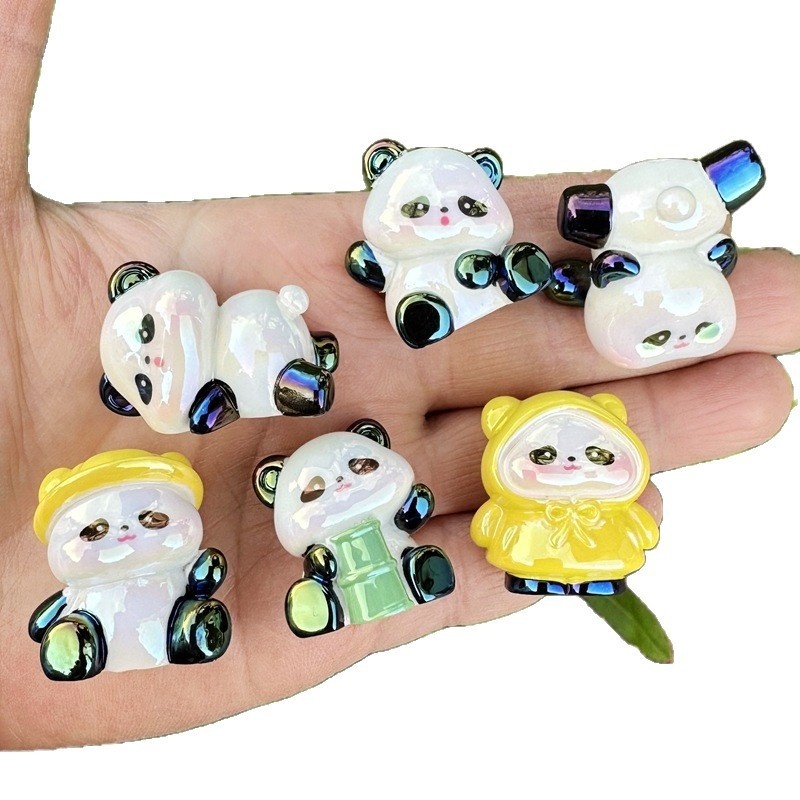 Lovely Cartoon Red Panda Design Loose Beads for Handmade Phone Chains & Decor Charms