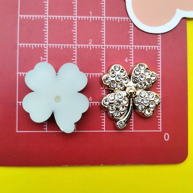 Fashion Colorful Electroplated Girl & Bow Star Plastic Charms for DIY Hair Clips Phone Case Shoe Buckles