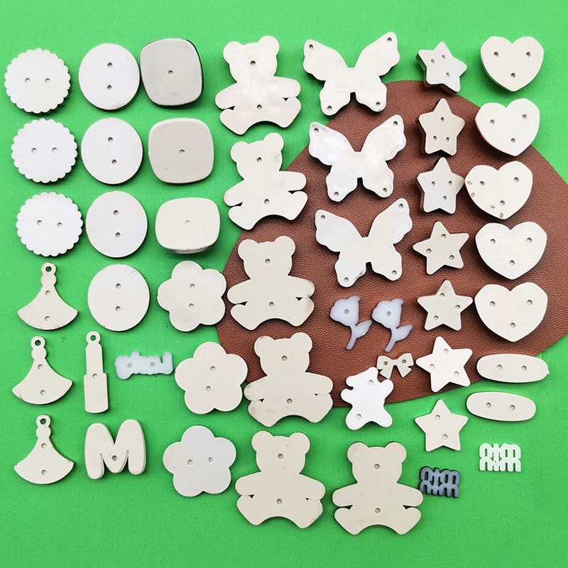Luxury Plated Bear Butterfly Lipstick Star Heart Plastic Charms For DIY Hair Clip Phone Case Accessories
