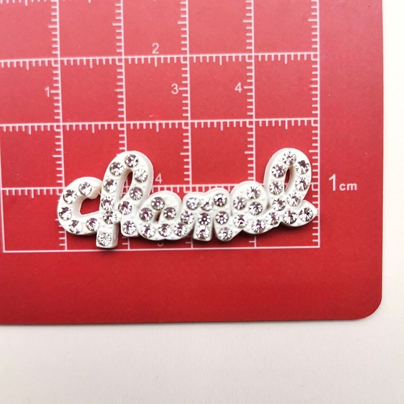 Lovely Letter Plate Bow Bear Star Embellishments, Tweed Design for DIY Phone Case Stickers