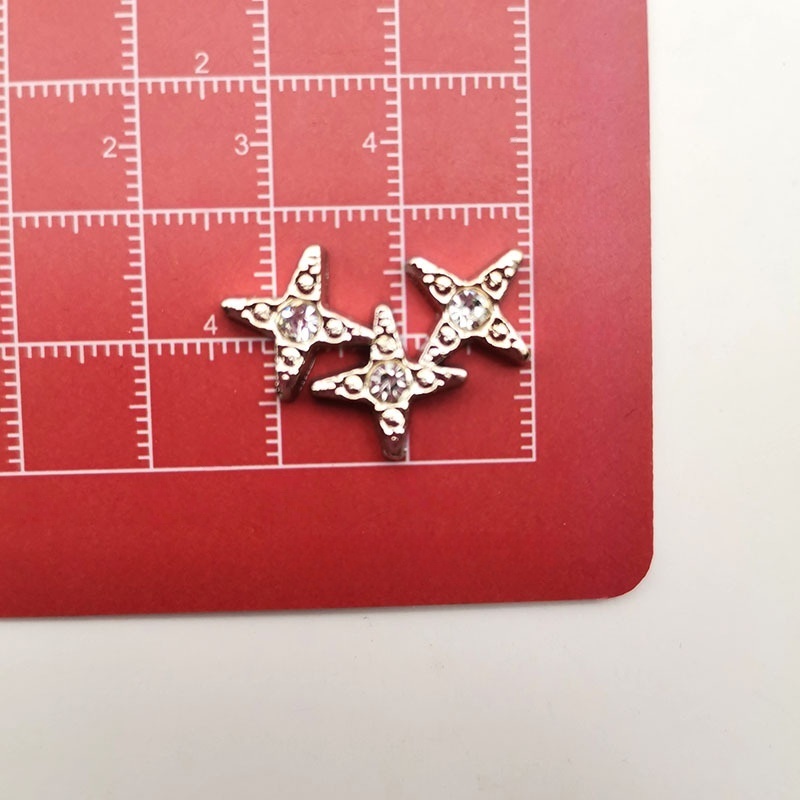 Korean Fashion Colorful Tweed Bow Star Heart Resin Patches DIY Hair Accessories Phone Case Decor